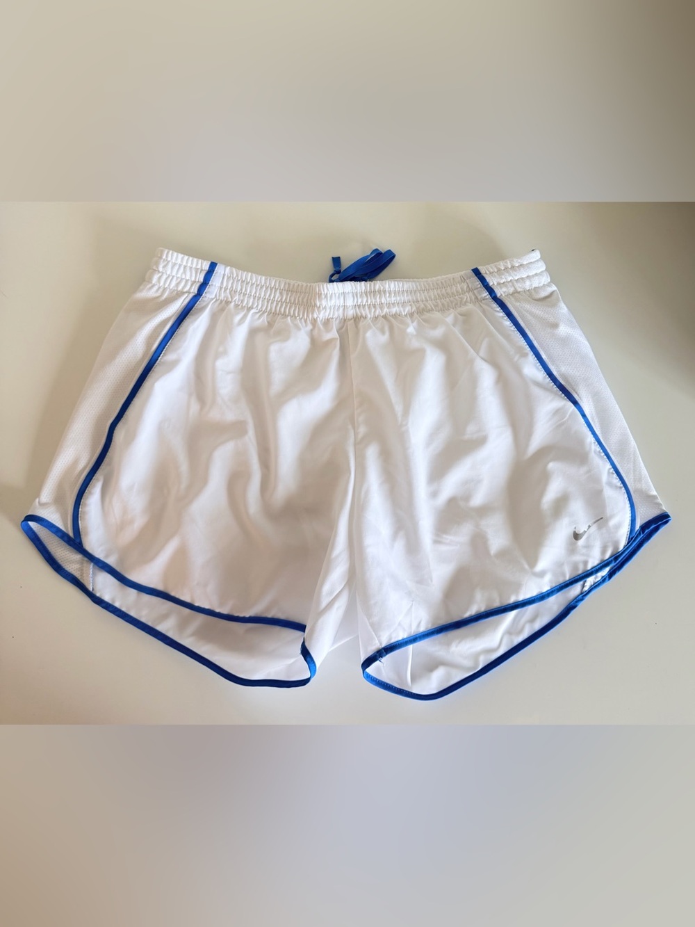 Nike White Track Shorts